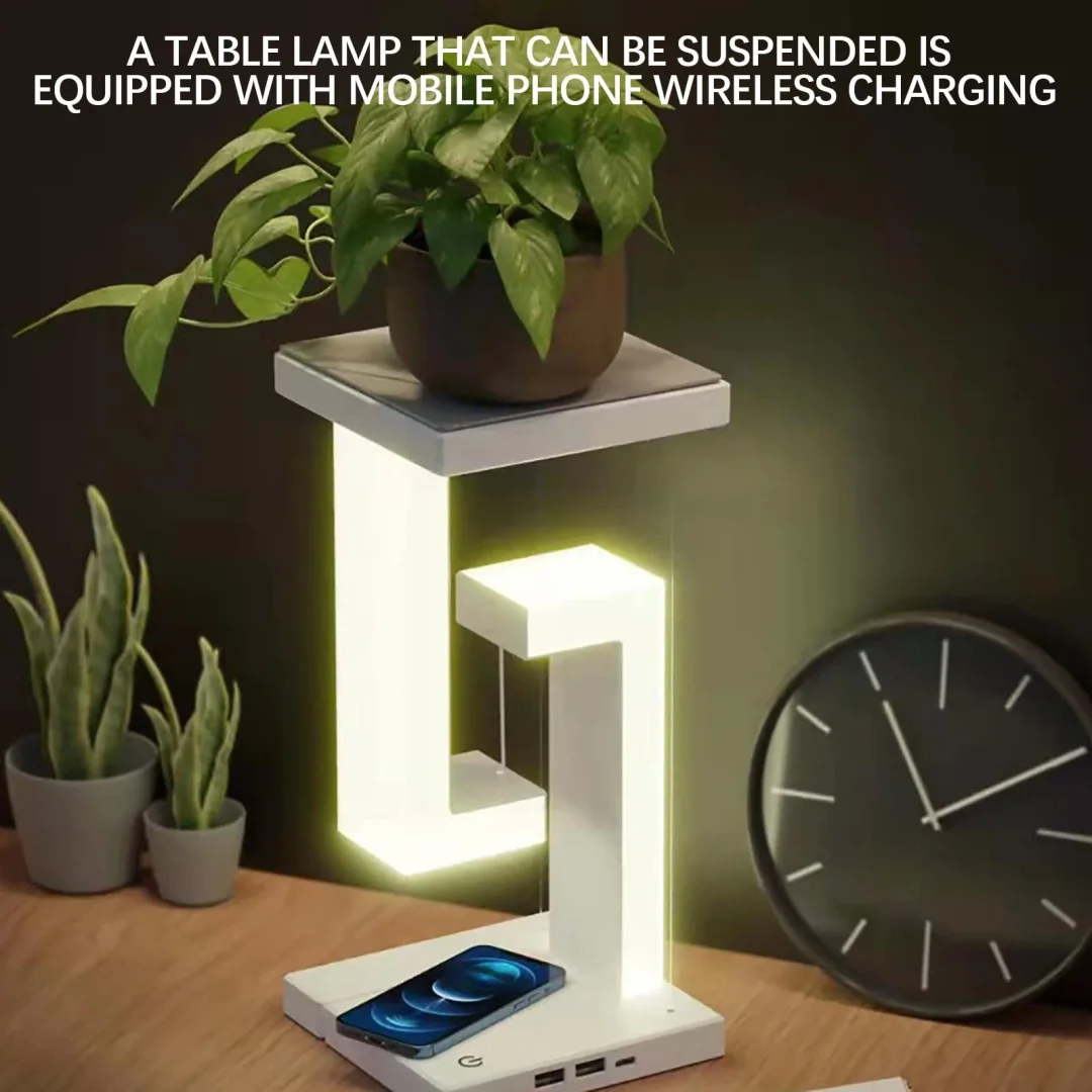 Suspended Table Lamp LED  Mobile Phone Wireless Charger