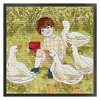 【Limited Stock Sale】Goose-14CT Counted Cross Stitch 40*40cm/15.75*15.75in(Brand)