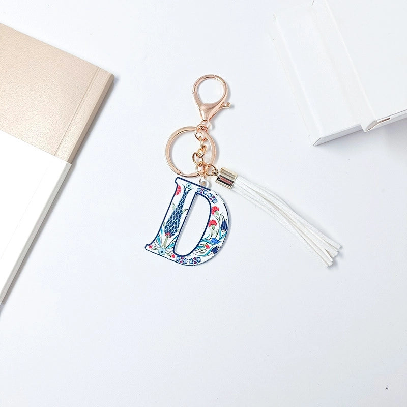 Elegant Streetwear Letter Pu Leather Alloy Women’s Bag Pendant Keychain