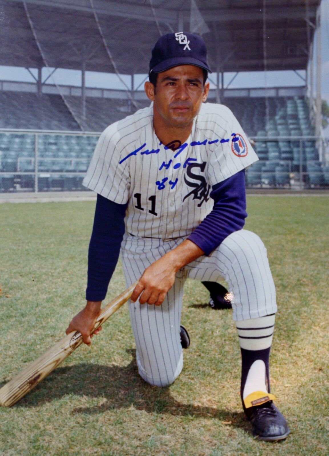 Autographed Luis Aparicio Chicago White Sox 11X14 Photo Poster painting - w/COA