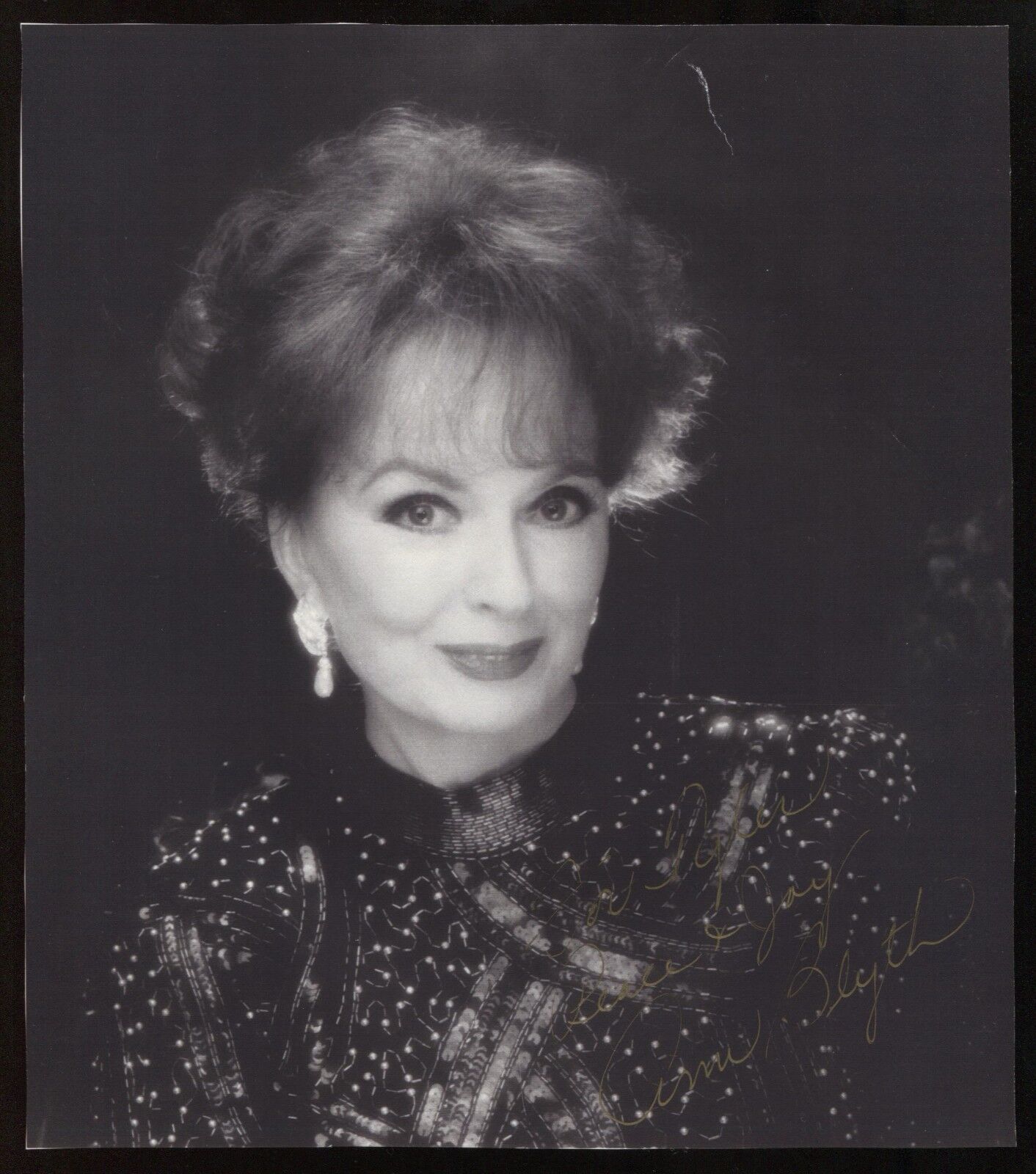 Ann Blyth Signed Photo Poster painting Vintage Autographed Signature Tyler