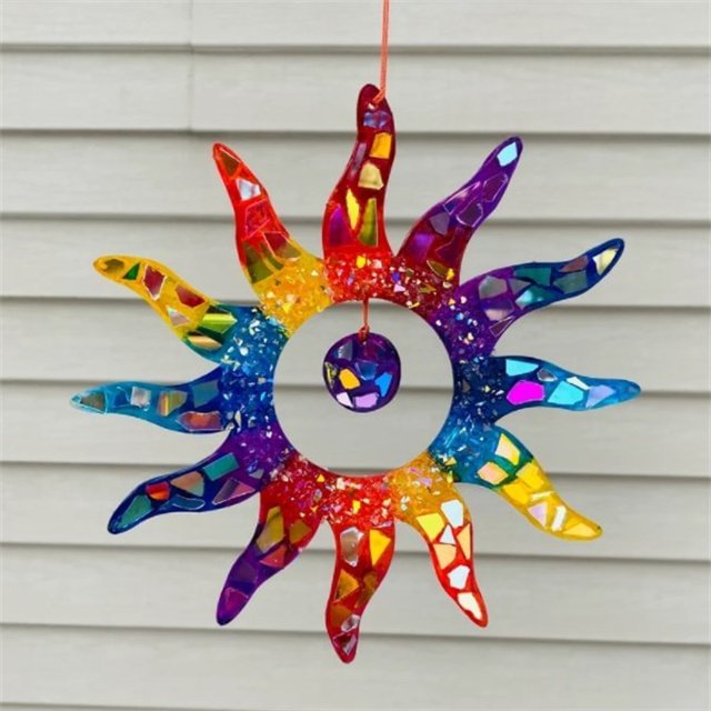 Rainbow Stained Suncatcher🌞BUY 2 (SAVE $10)