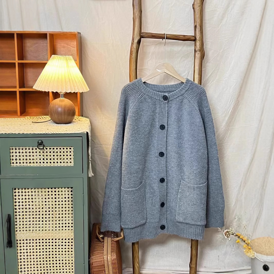 Chicfifth Sweater Women Winter Long Sleeve High Quality Autumn Vintage Top Knitted Cardigan