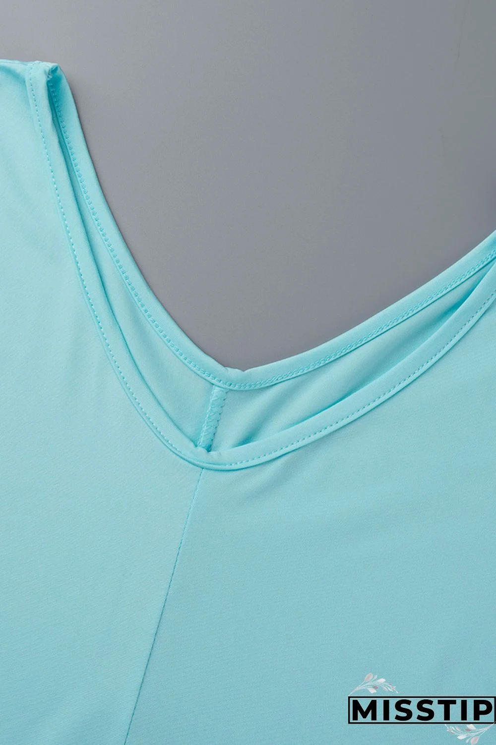 Black Fashion Casual Solid Basic V Neck Short Sleeve Dress