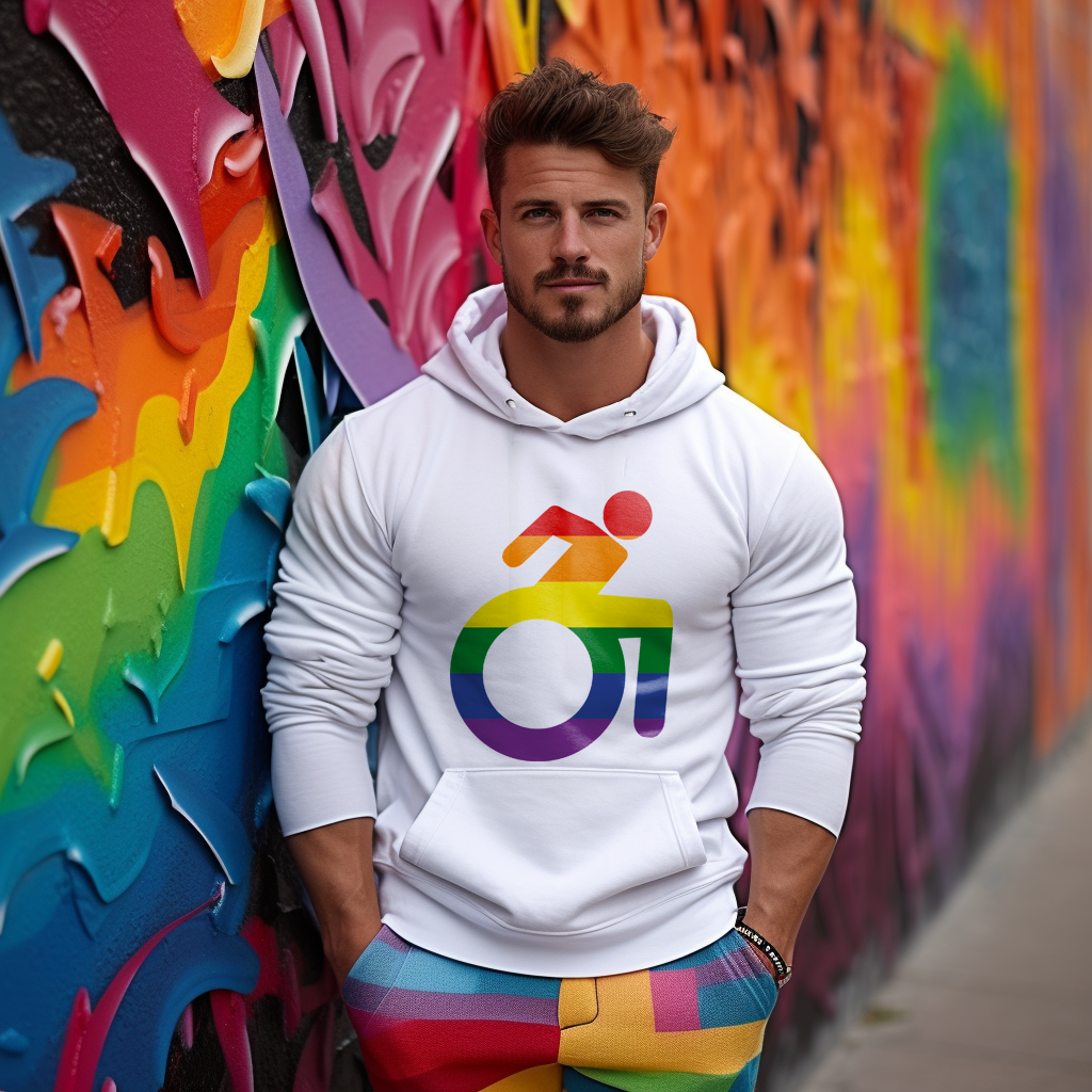 Rainbow Person Hoodie