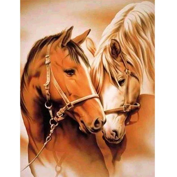 Loving Horses - Paint By Numbers