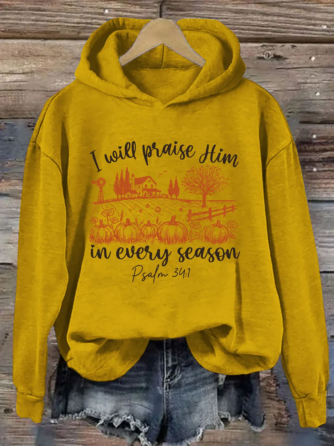 Bible Verse Fall Shirt Pumpkin Hoodie