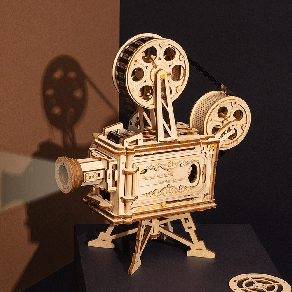 ROKR Vitascope Movie Projector 3D Wooden Puzzle