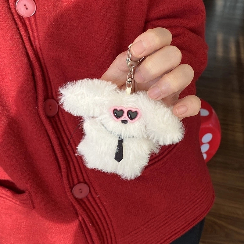 Cute Rabbit Plush Women’s Bag Pendant Keychain