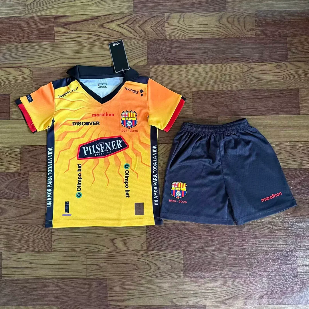 2025/26 Barcelona 100th Anniversary Football Jersey Kids Size
