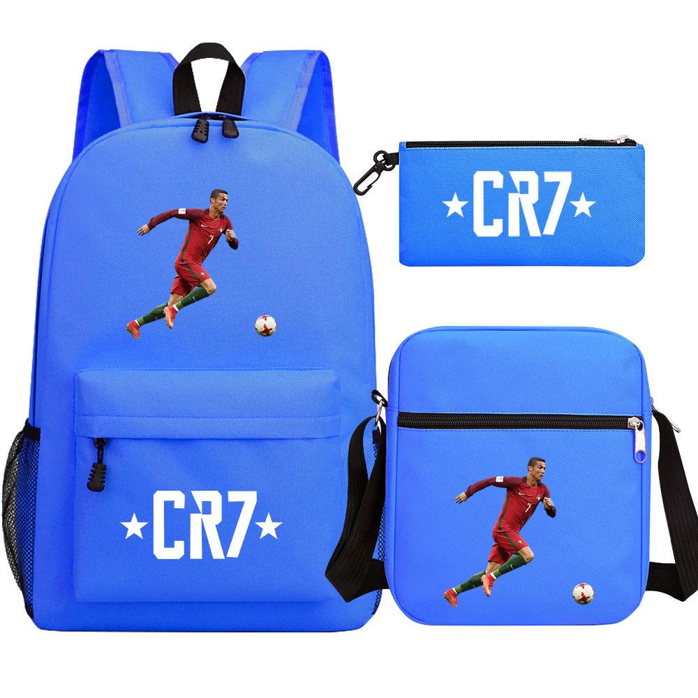 Mayoulove Cristiano Ronaldo Backpack Lightweight Durable Design for School and Outdoor Activities-Mayoulove