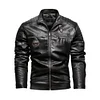 New Men's Motorcycle Leather Jacket