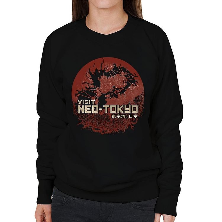 Akira Visit Neo Tokyo Women's Sweatshirt