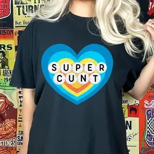 Pornhint Super Cunt Shirt, NSFW Tshirt, Naughty Tshirt, Mature Tee, Gay, Sarcastic, Funny Friend Gift, Unhinged, Inappropriate, Offensive, Rude NSFW