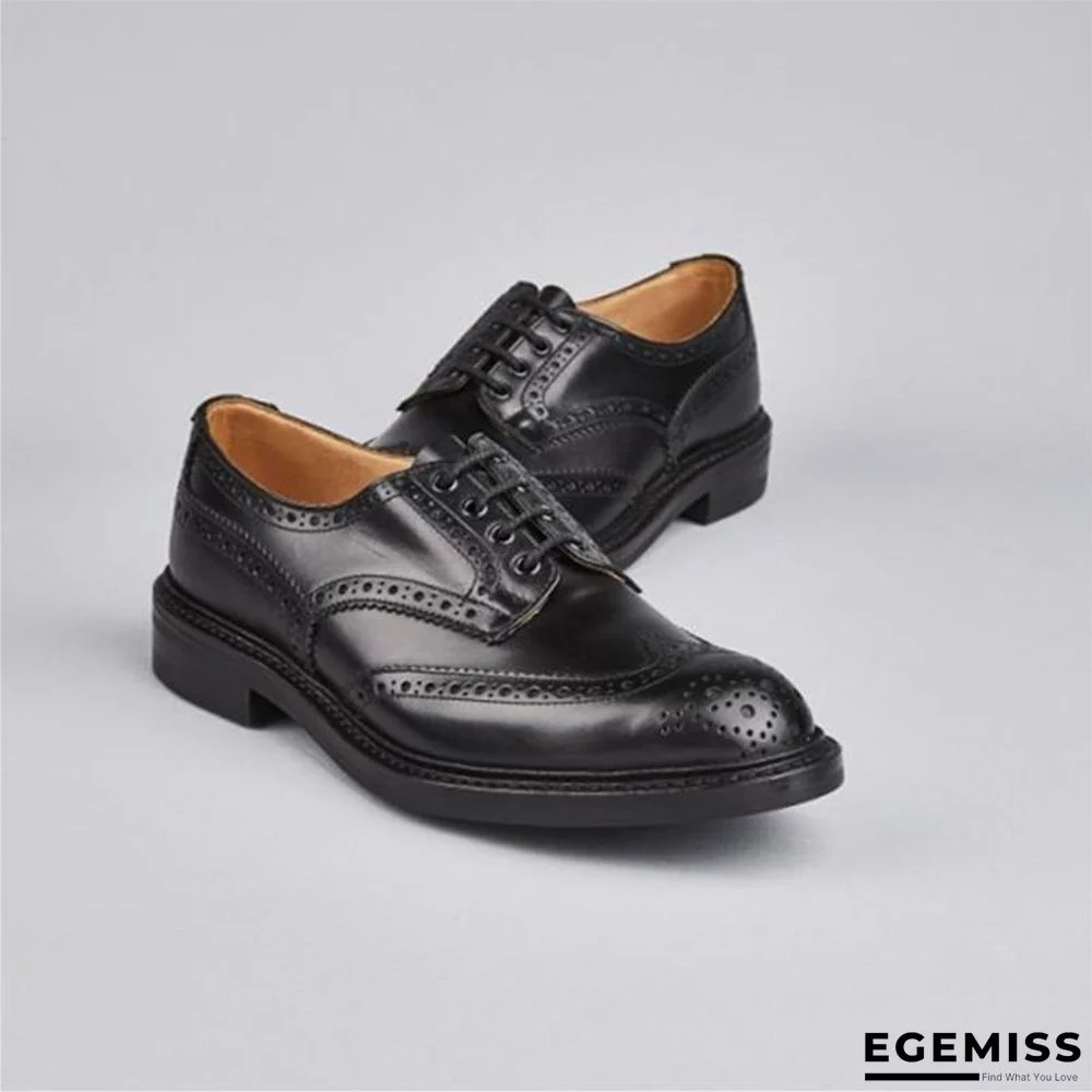 Classic Genuine Leather Brogues Derby Shoes | EGEMISS