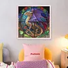 Glass Painting-Pterosaur-11CT Stamped Cross Stitch 40*40cm/15.75*15.75in tapestrymarket