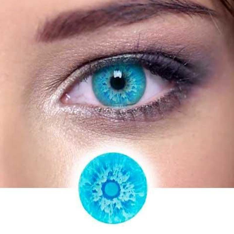 cosplay Russian blue contact lens