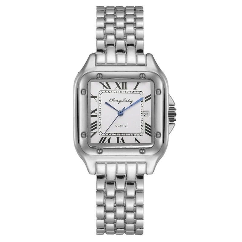 Casual Solid Color Single Folding Buckle Quartz Women’s Watches