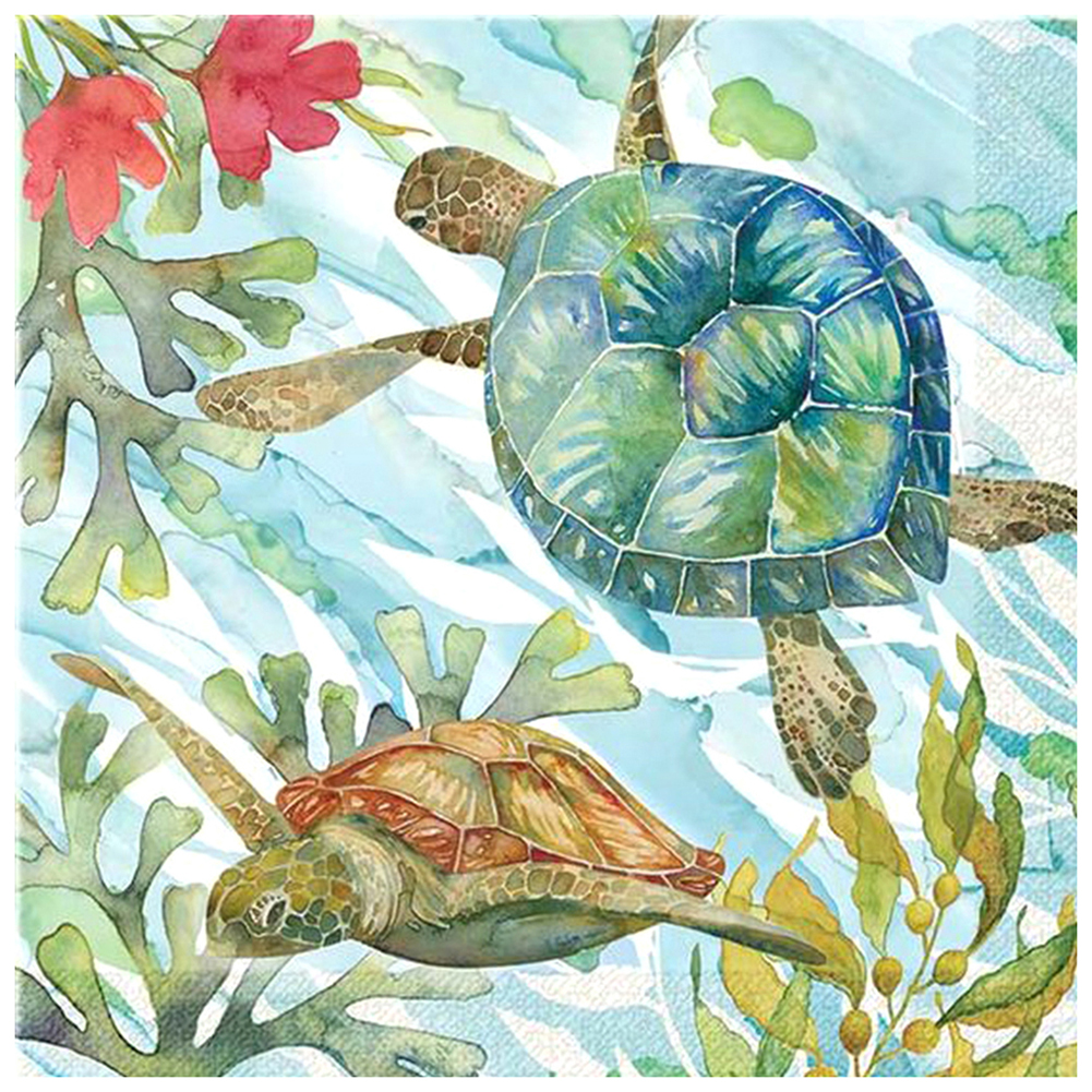 

Turtles - Round Drill Diamond Painting - 30*30CM, 501 Original
