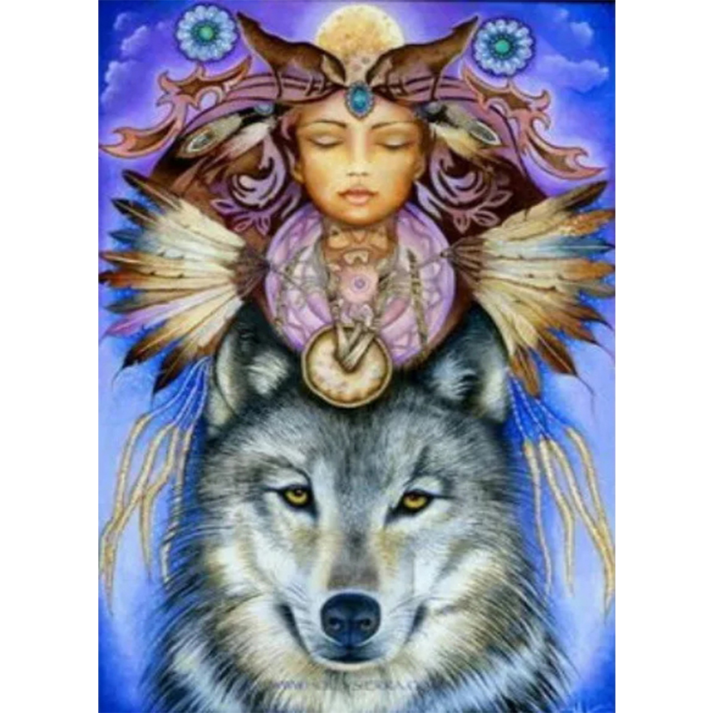 

Wolf - Round Drill Diamond Painting - 30*40CM, 501 Original