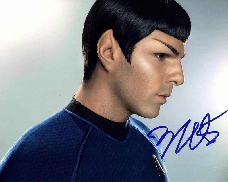 ZACHARY QUINTO 8 x10 Autographed Hand Signed Photo Poster painting