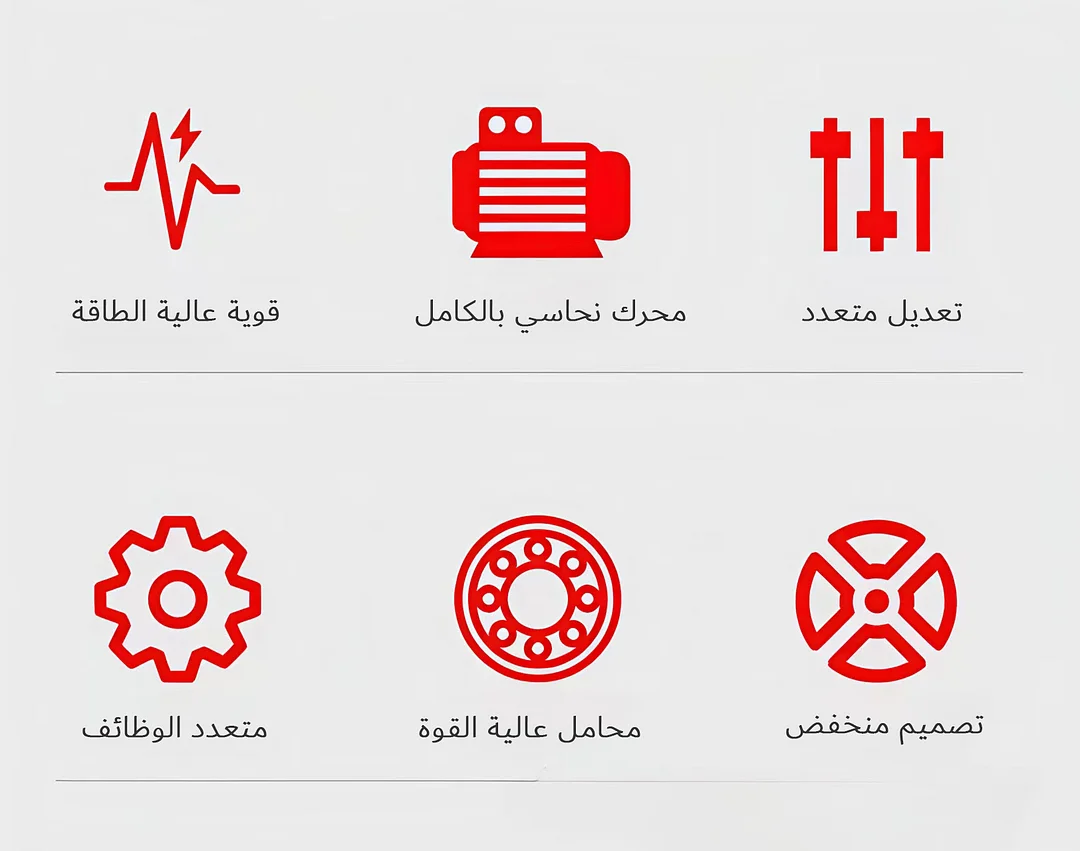 يعد مزيل الغبار عالي الكفاءة ومزدوج الغرض مناسبًا لمعظم الآلات (النفخ / التنظيف بالمكنسة الكهربائية).