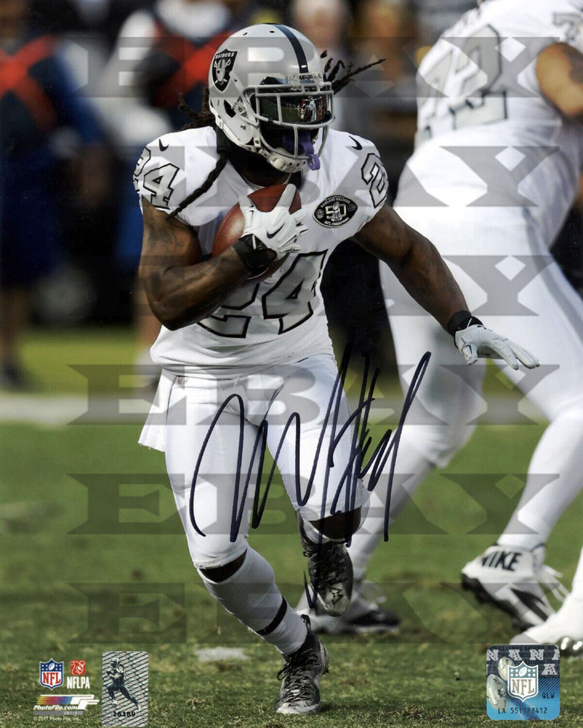 MARSHAWN LYNCH OAKLAND RAIDERS Signed 8x10 Autographed Photo Poster painting Reprint