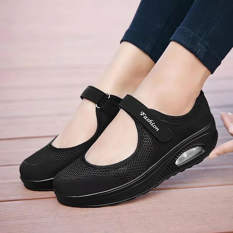 Sale| Black  UK 7 (40)\Gray UK3/36-UK 8 /41 \White UK2(35)-UK 7 (40)\Women's Orthopedic Air Cushion Shoes  Stunahome.com