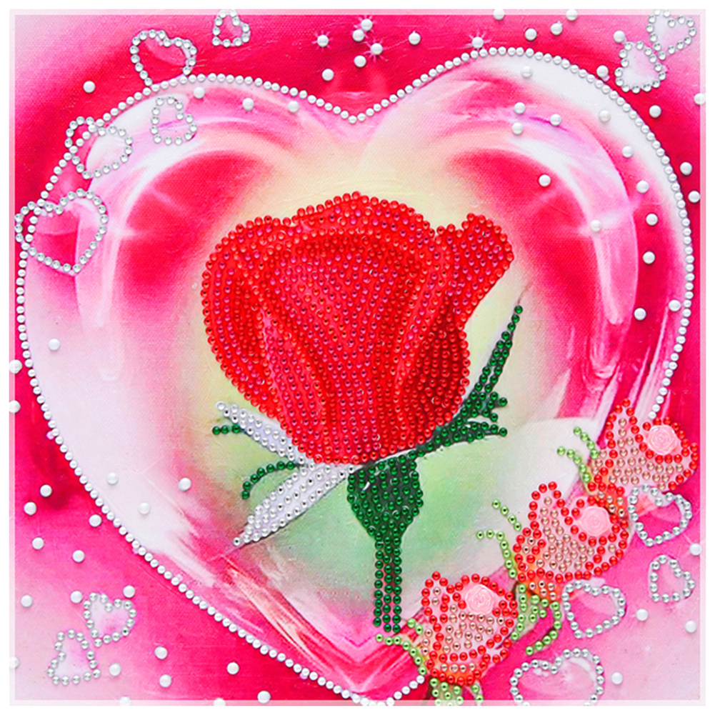 

Love Flower - Special Shaped Diamond Painting - 30*30CM, 501 Original