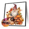 Diamond Painting -5D Full Round Drill Autumn Mushroom Gnome(40x40cm)