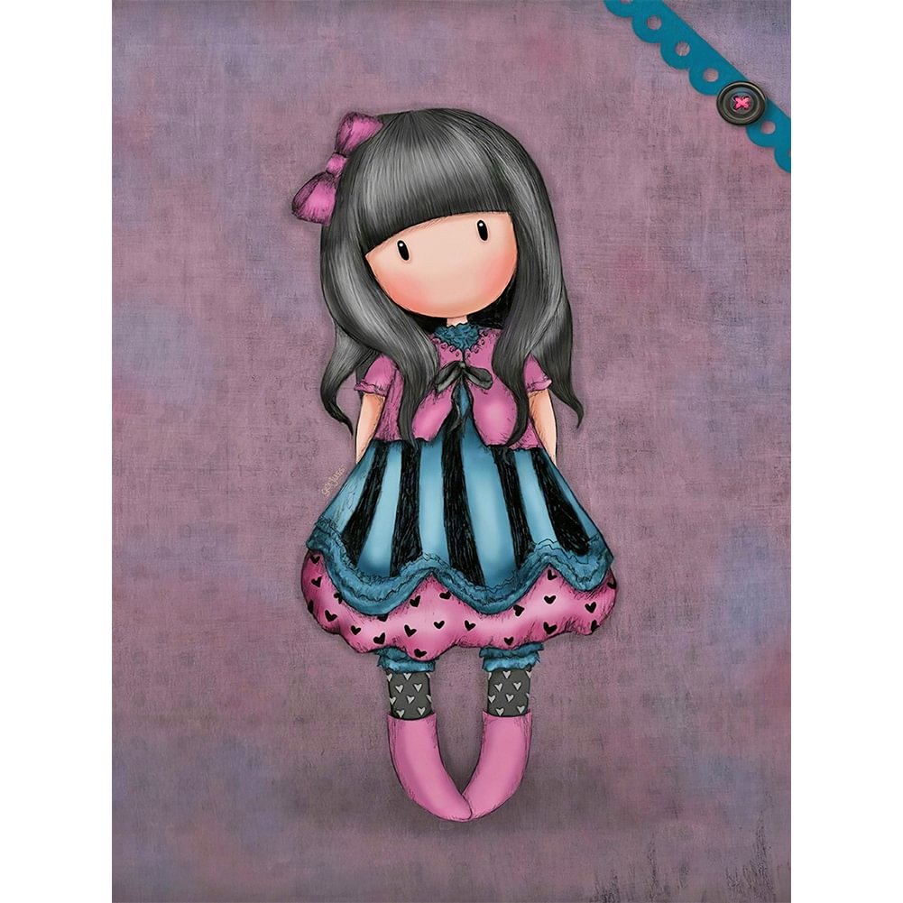 Full Round Diamond Painting Gorjuss Doll