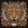 Diamond Painting-DIY Crystal Rhinestone Fierce Tiger
