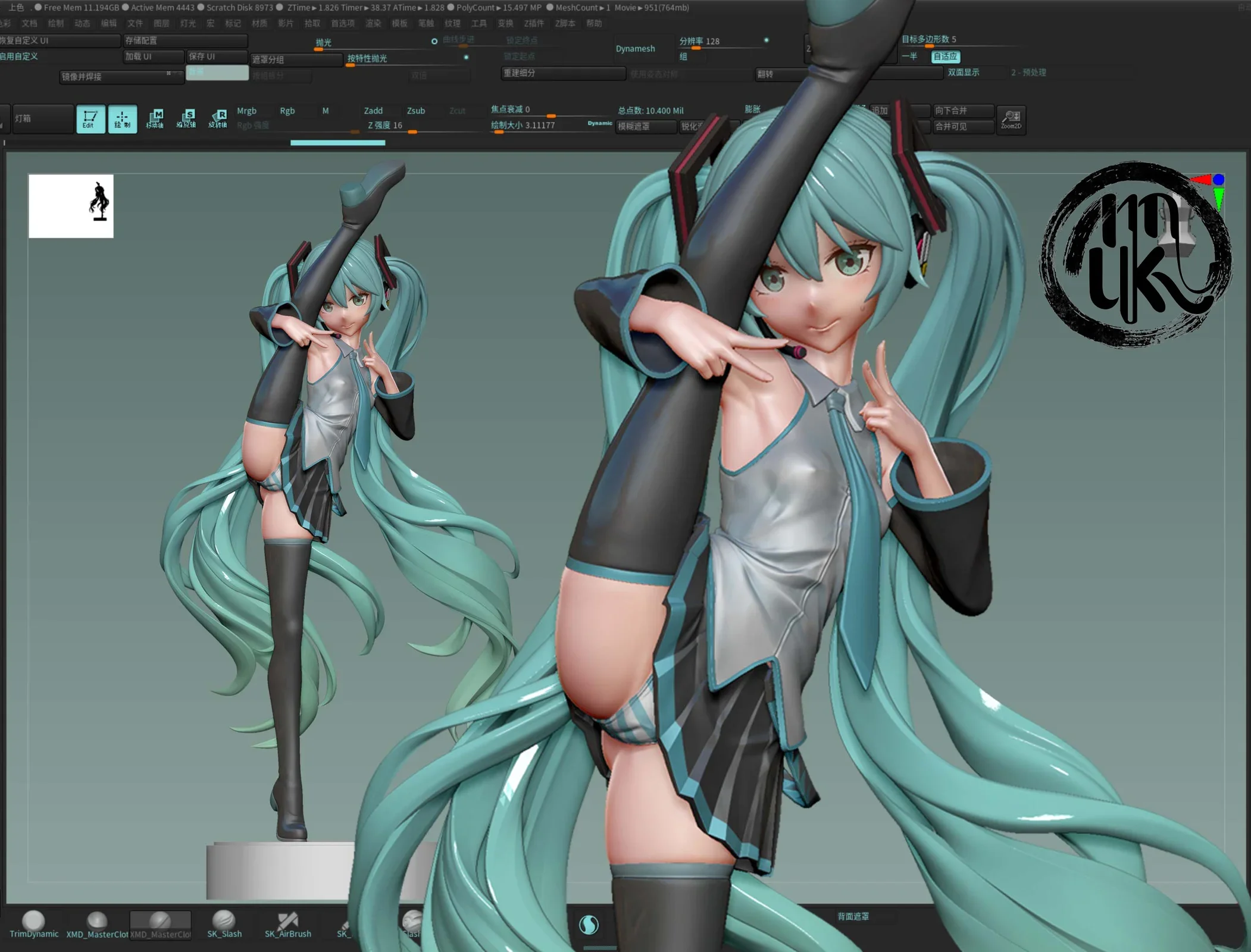 1/6 & 1/4 Scale I Pose Hatsune Miku - VOCALOID Statue - MoKu Studio