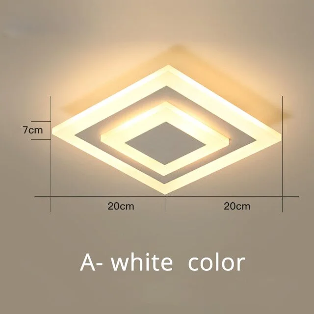 Ceiling Light Modern LED corridor Lamp For bathroom living room round square lighting Home Decorative Fixtures dropshipping