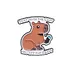 Capibara travieso y zappy