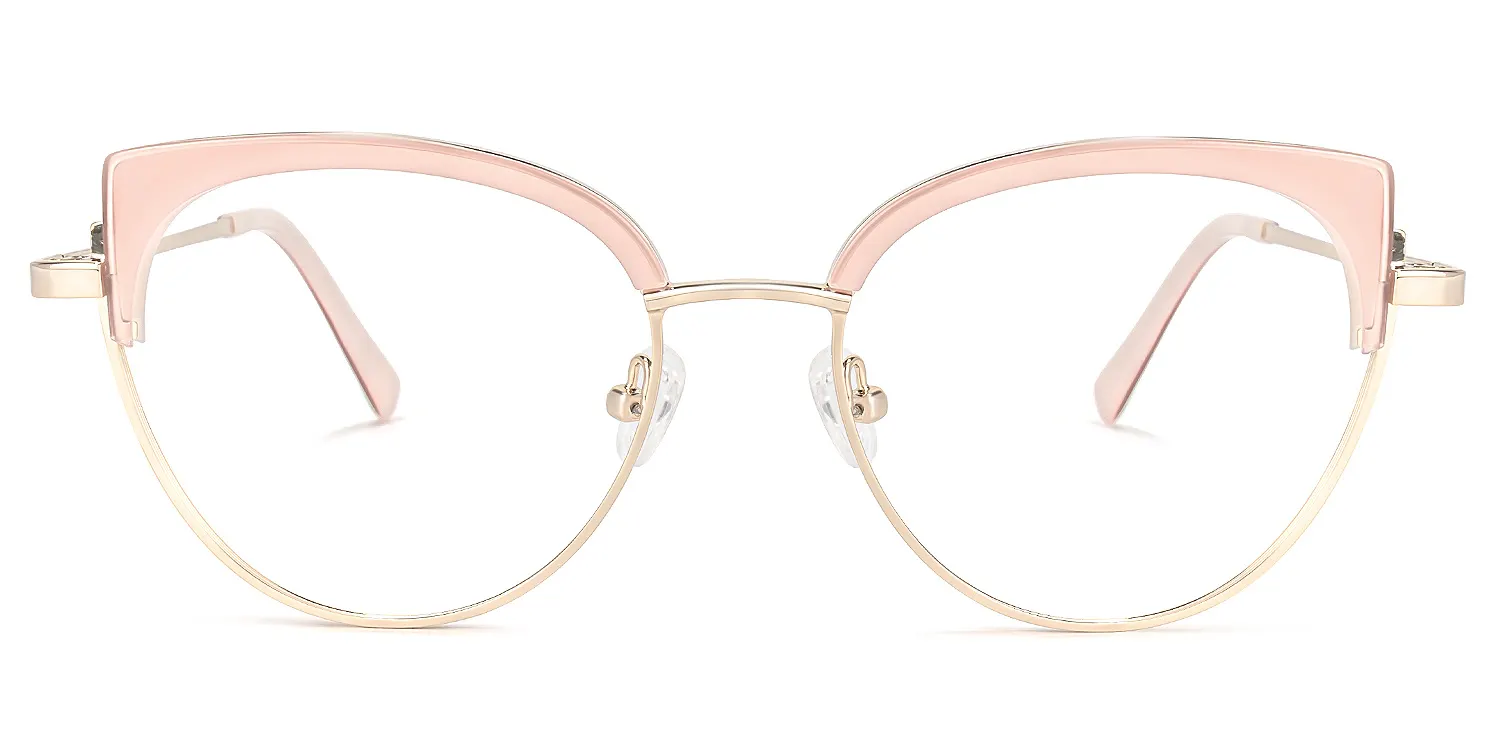 Lorchen Rosa-Gold Cateye Brille  Rosa-Gold