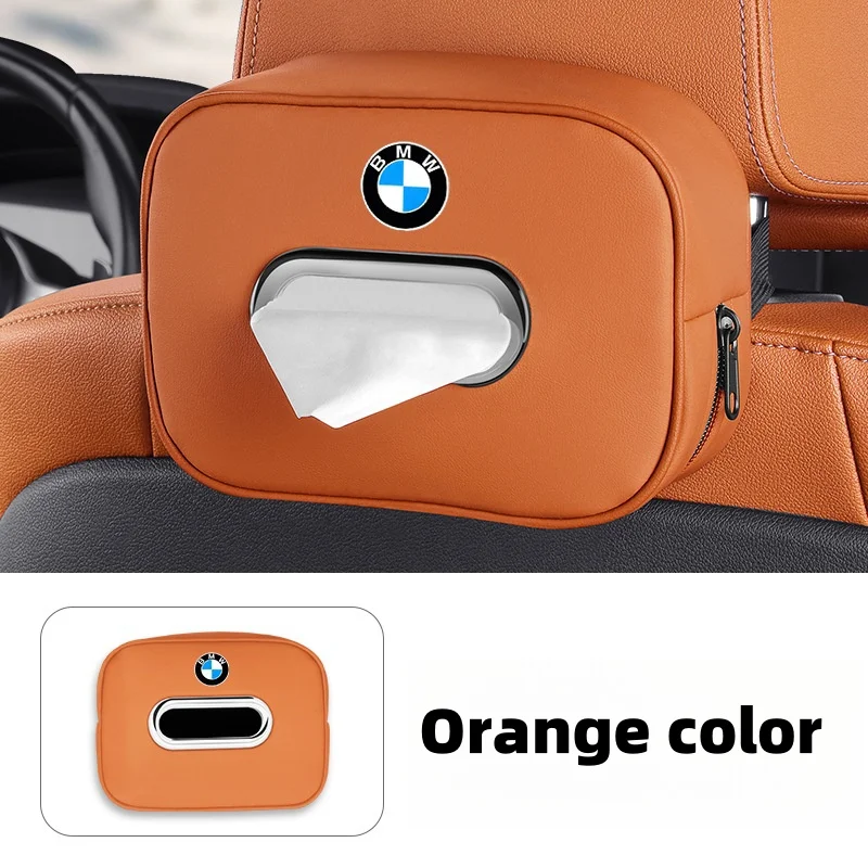 Car Multifunctional Leather Tissue Box