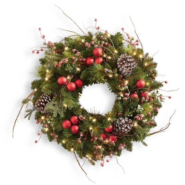 Hadley Holiday Cordless Wreath