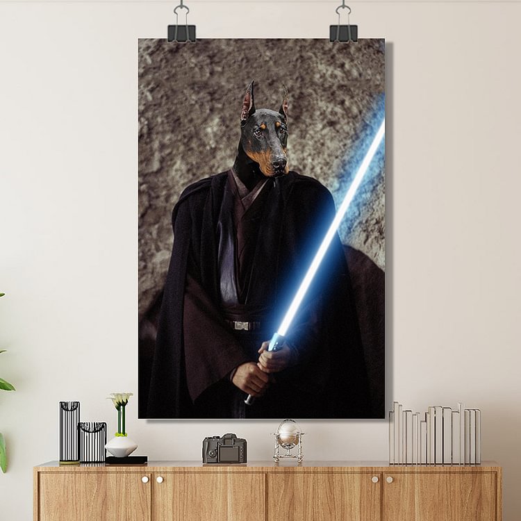 Movie star wars Anakin Skywalker pet cat and dog custom poster/canvas/scroll/magnetic