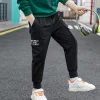 Kid Boys Casual Sports Long Thin Pants Teenage Cargo Pants