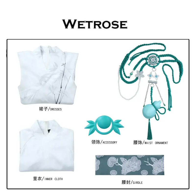 [Wetrose] In Stock Identity V Antiquarian Qi Shiyi Symphony of Ink Game Outfit Cosplay Costume