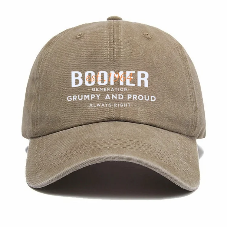 Custom Boomer Generation Unisex Hat EST Cap