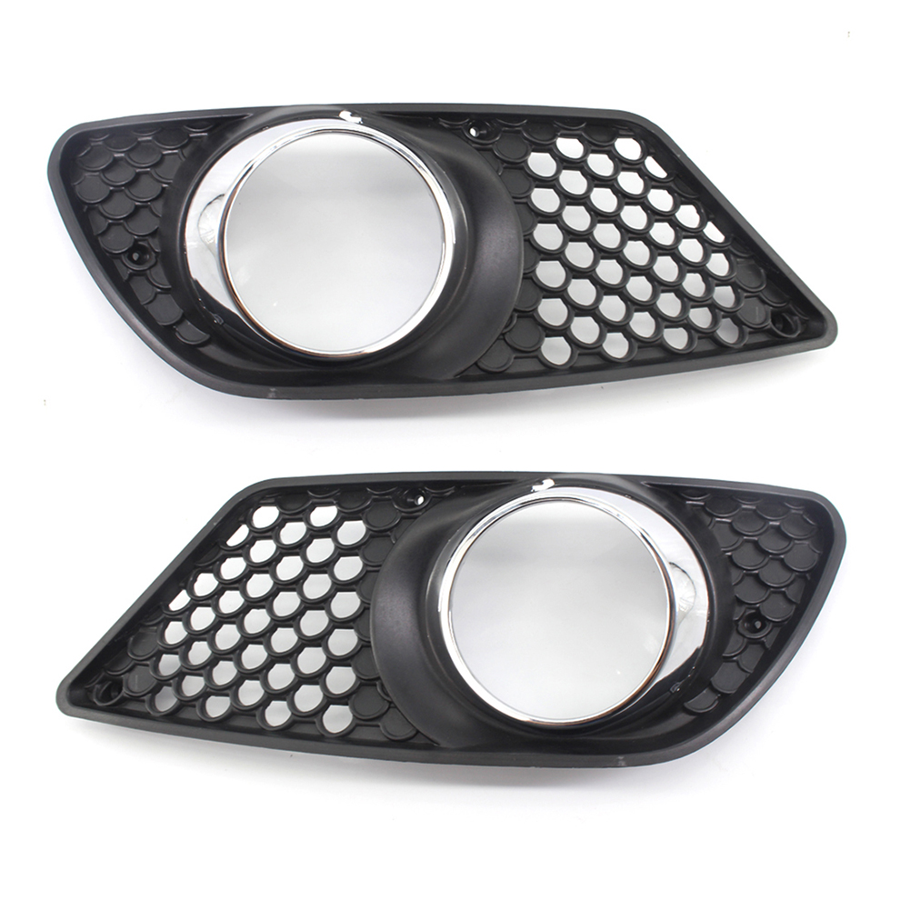 

Front Bumper Fog Light Grille for Mercedes Benz C-Class W204 2008-2010, Pair, 501 Original