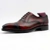 Luxury Mens Oxfords Dress Shoes Genuine Leather