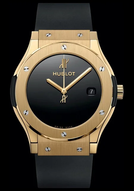 Hublot Classic Fusion 40 years Anniversary Titanium Yellow Gold Black Dial
