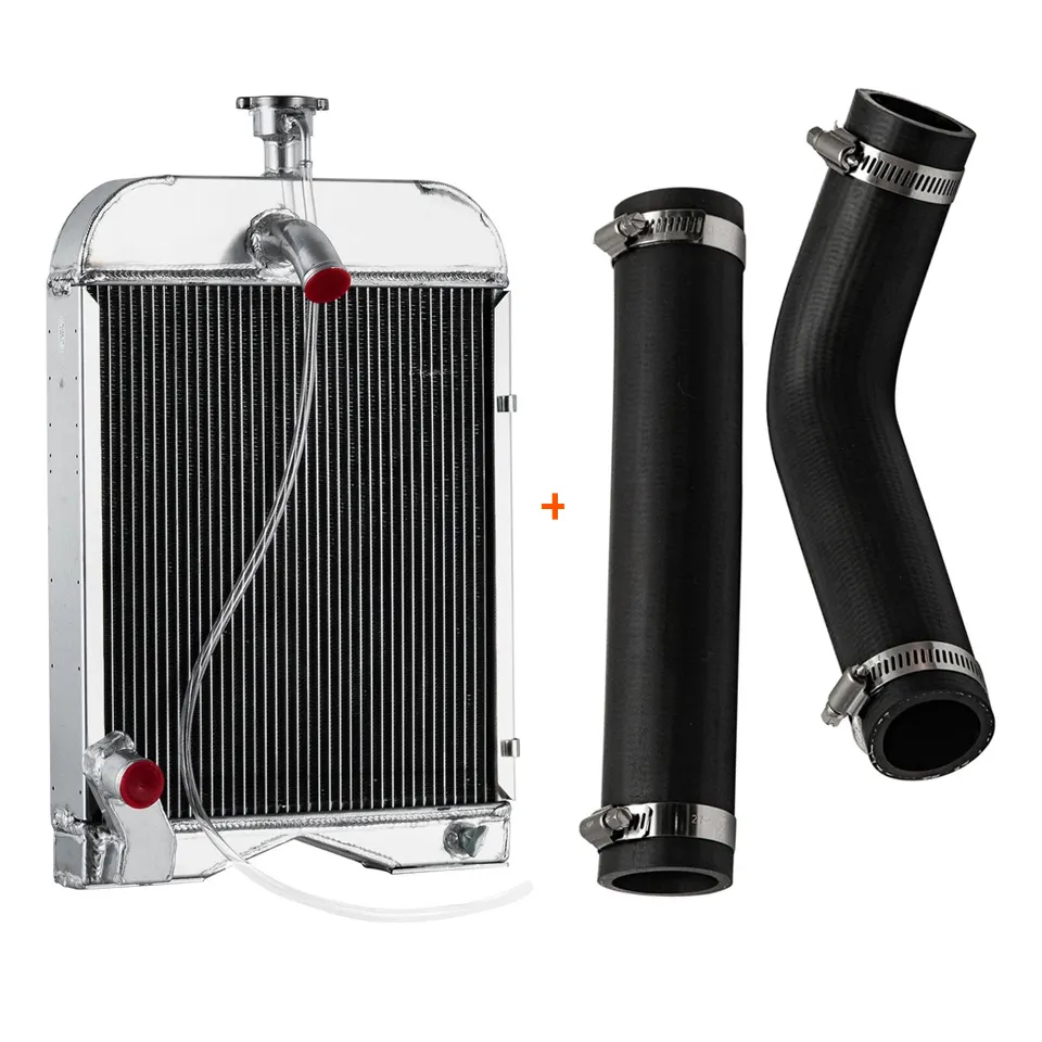 AlloyWorks 3 Row Radiator w/Hose Kit For Ford 2N 8N 9N Model 8N8005 ...