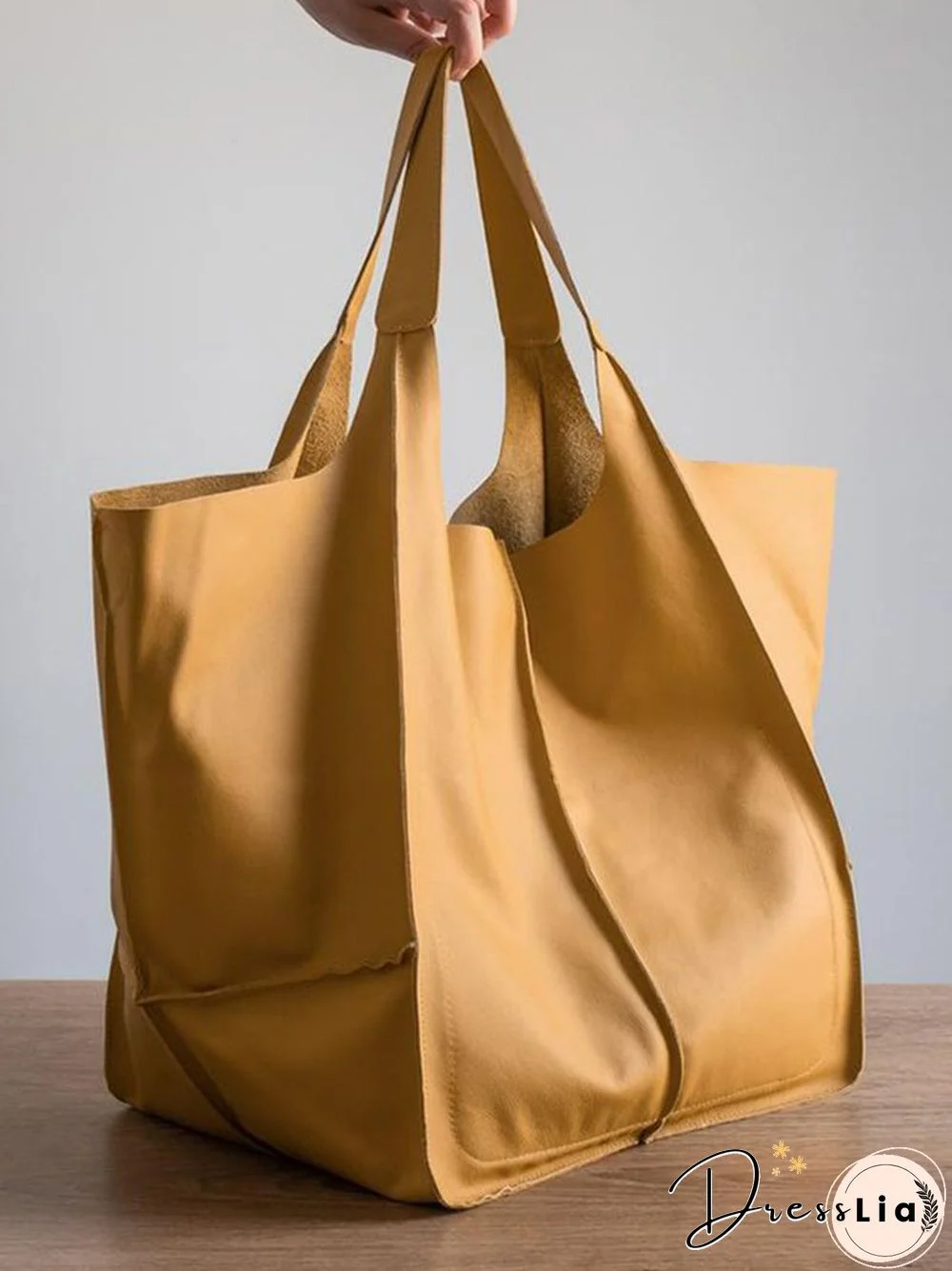 Brown Leather Womens Tote Bags School Handbags