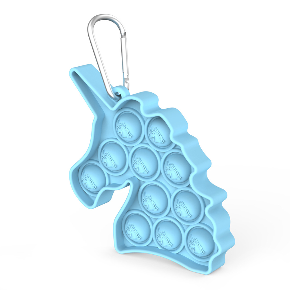 

Horn Horse Blue - Keychain Pendant, 501 Original