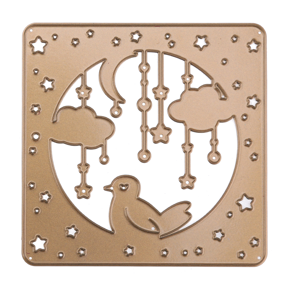 

Star Cloud Cutting Dies Stencils Scrapbook Embossing DIY Craft Album Card-191703, 501 Original