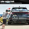 [US Local Warehouse] Hitch Mount Bike Carrier Anti Tilt Rear Trailer Steel Mount Rack Max Load 180kg